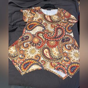 Colorful Paisley Women's Blouse